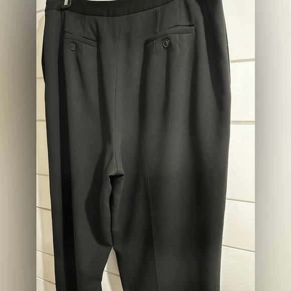 Talbots Stretch Womens Wool Dress Pants Black Size 14 - Picture 10 of 11